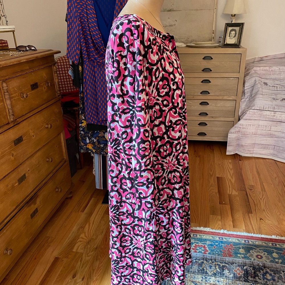 BRAND NEW Never Worn Ruby Rd. Black and Pink Dress (Bin 7) - Picture 11 of 15